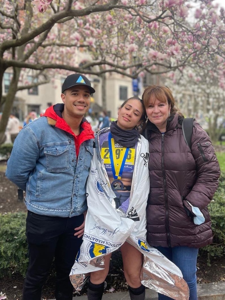Steph (Head Coach) with her family