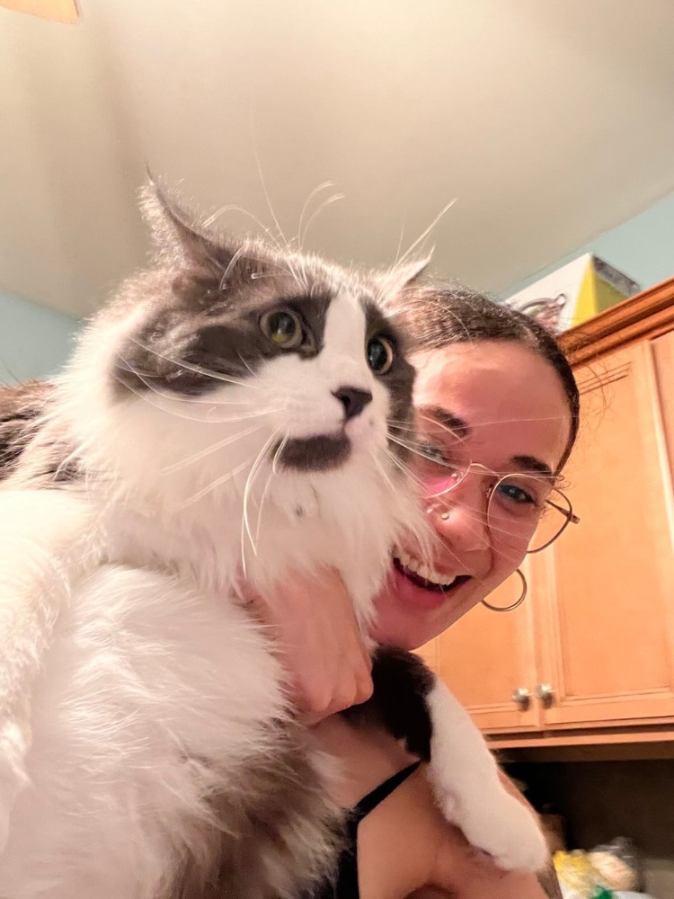 Steph (Head Coach) with her cat